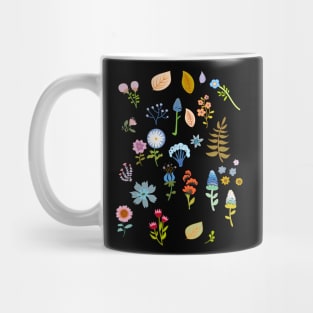 flowers minimalism primitive summer multicolor Mug